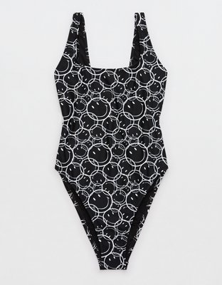 Aerie Smiley® Babewatch Cheekiest One Piece Swimsuit