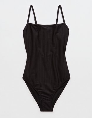 Shop Aerie Jacquard Halter One Piece Swimsuit online