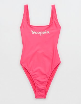 Scorpio White One-Piece Swimsuit