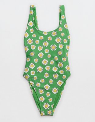 Aerie Smiley® Birthday Scoop Cheekiest One Piece Swimsuit