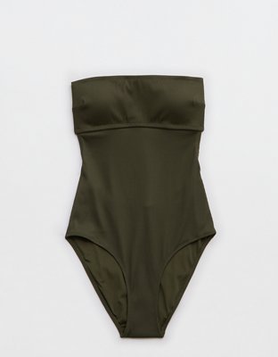 Aerie Ribbed Strapless One Piece