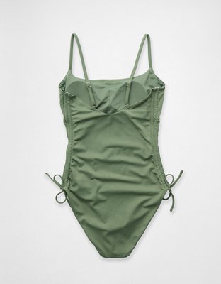 Aerie Ruched Scoop One Piece