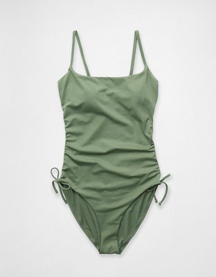 Aerie Ruched Scoop One Piece