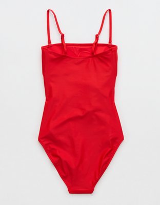 Aerie One Piece Envolvente con Lazo