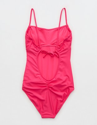 Aerie Ribbed Full Coverage One Piece Swimsuit