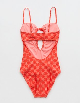 top rated sex toys 2024 Sexy Red One-Piece - Red Cutout Swimsuit - Asymmetrical Swimsuit main image 1