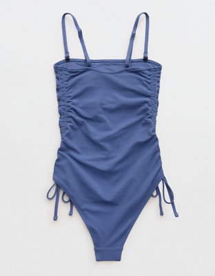 Aerie Pique Cheeky One Piece Swimsuit