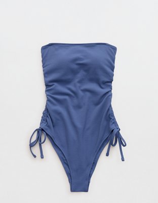 Aerie Pique Cheeky One Piece Swimsuit