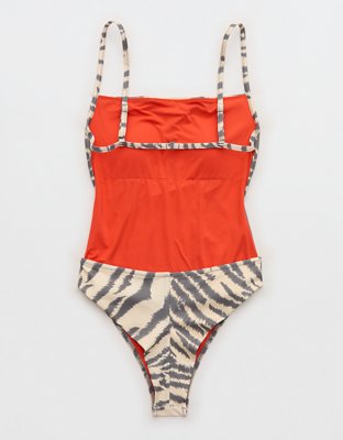 Aerie Happy Cheeks One Piece Swimsuit