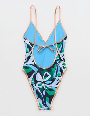 Aerie Super V One Piece Swimsuit