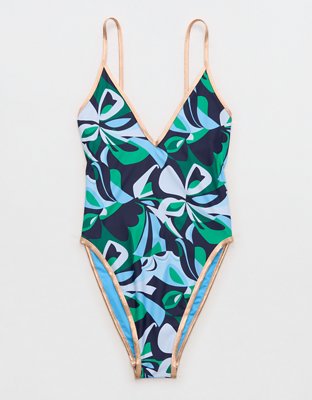 Aerie Super V One Piece Swimsuit