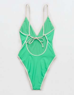Aerie Super V One Piece Swimsuit