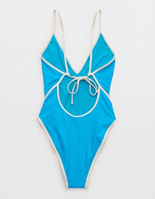 Aerie Super V One Piece Swimsuit
