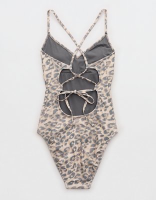 Aerie Strappy Full Coverage One Piece Swimsuit