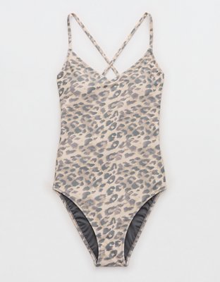 Aerie Strappy Full Coverage One Piece Swimsuit