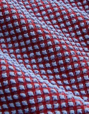 Aerie Gingham High Cut Cheeky One Piece Swimsuit