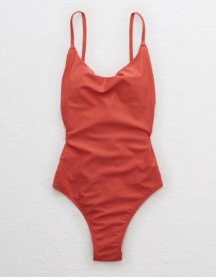 Aerie Tie Back One Piece Swimsuit