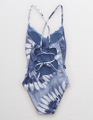 Aerie Tie Back One Piece Swimsuit