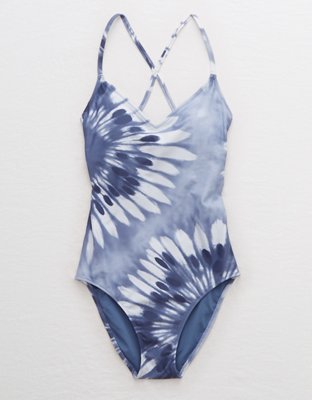 Aerie Tie Back One Piece Swimsuit