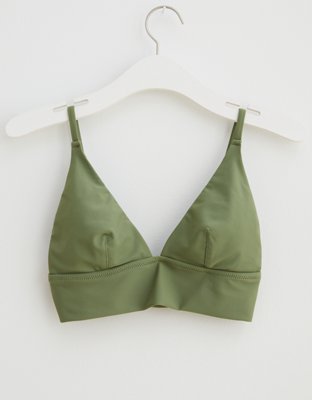 olive green bikini top