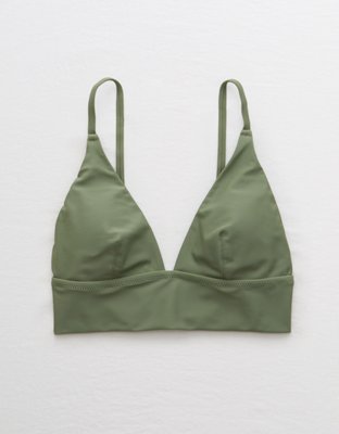 Aerie Longline Triangle Bikini Top