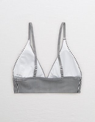 Верх бикини Printed Longline, треугольные чашки — Aerie — фото 4