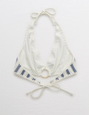 Верх бикини, завязка на шее, вязка крючком — Aerie — фото 4