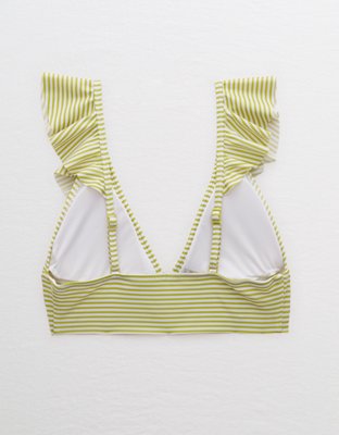Aerie Ruffle Longline Bikini Top