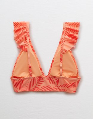 Aerie Ruffle Longline Bikini Top