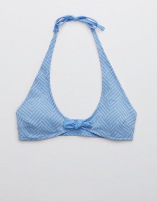 Верх бикини Jacquard Tie, завязка на шее — Aerie — фото 3