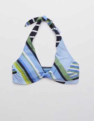 Aerie Twist Halter Bikini Top