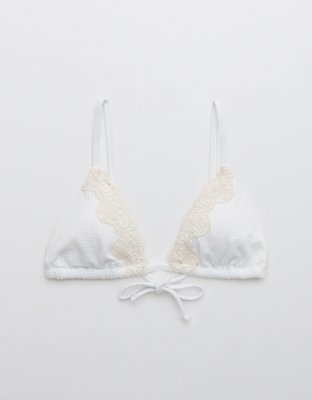 Aerie Waffle Triangle Bikini Top