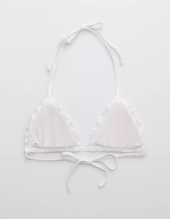 Aerie Eyelet String Triangle Bikini Top