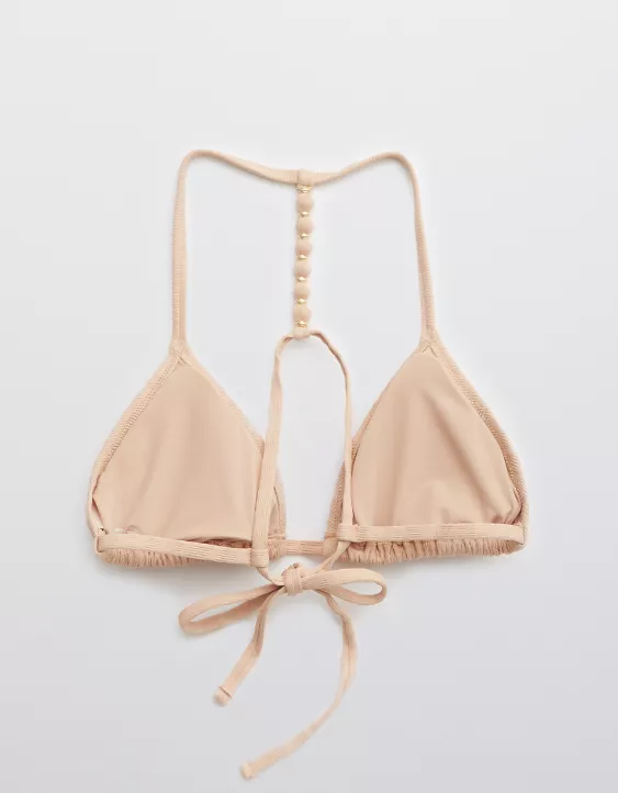 Aerie Jacquard Triangle Bikini Top
