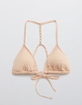 Aerie Jacquard Triangle Bikini Top