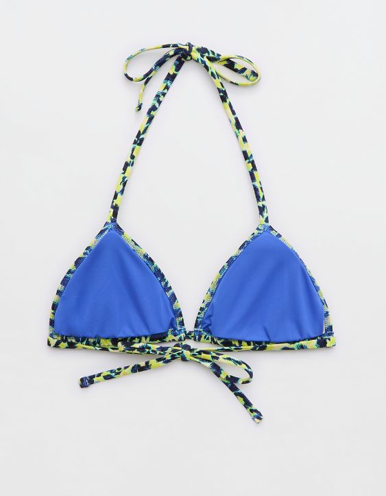 Aerie Top de bikini tipo triángulo con tiras