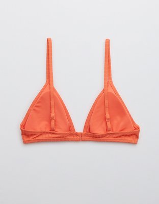 Верх бикини Shine, треугольные чашки, в рубчик — Aerie — фото 4
