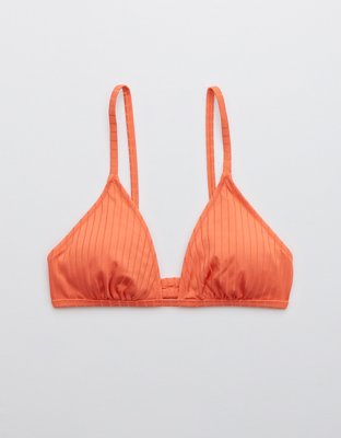 Верх бикини Shine, треугольные чашки, в рубчик — Aerie — фото 3
