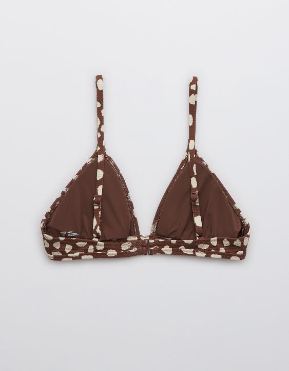 Aerie Pique Triangle Bikini Top