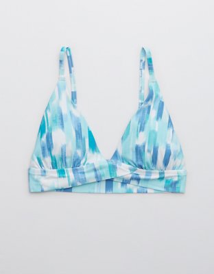 Aerie Top de bikini crossover triangular