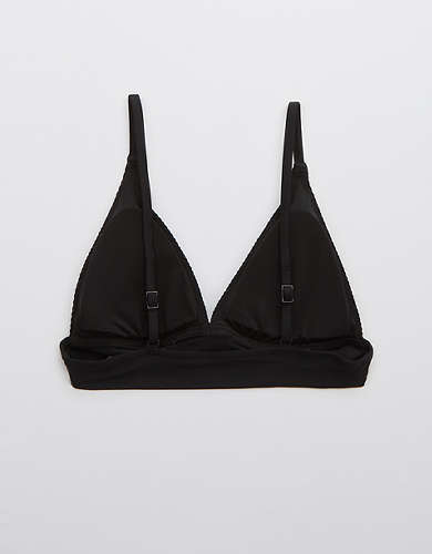 Aerie Ribbed Crossover Triangle Bikini Top
