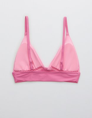 Aerie Ribbed Mix Crossover Triangle Bikini Top