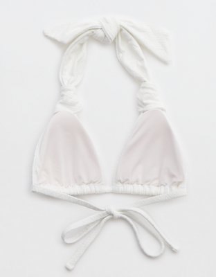 Aerie Jacquard Knot Triangle Bikini Top