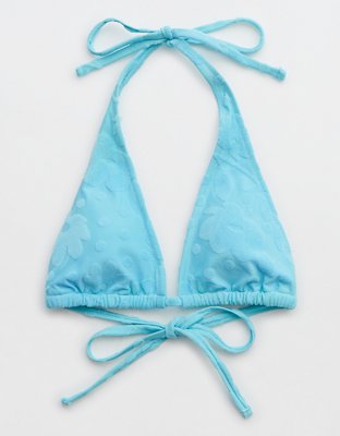 Aerie Terry Triangle Bikini Top