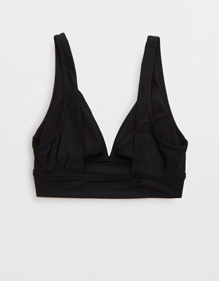 Aerie Plunge Longline Triangle Bikini Top