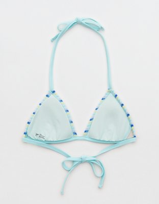 Aerie Terry String Triangle Bikini Top