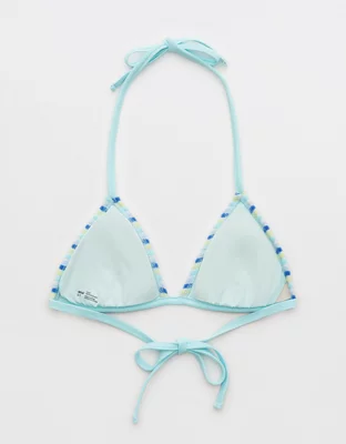 Aerie Terry String Triangle Bikini Top