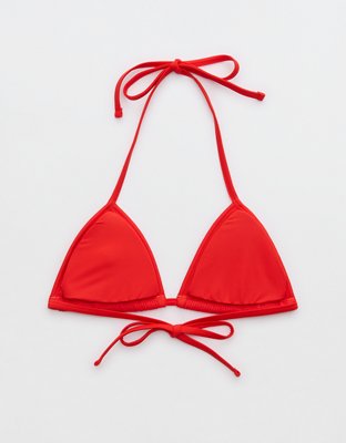 Aerie Crinkle String Triangle Bikini Top