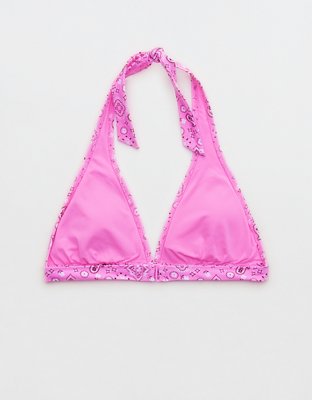 Aerie Halter Triangle Bikini Top