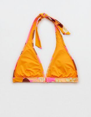 Aerie Top de bikini tipo triángulo halter